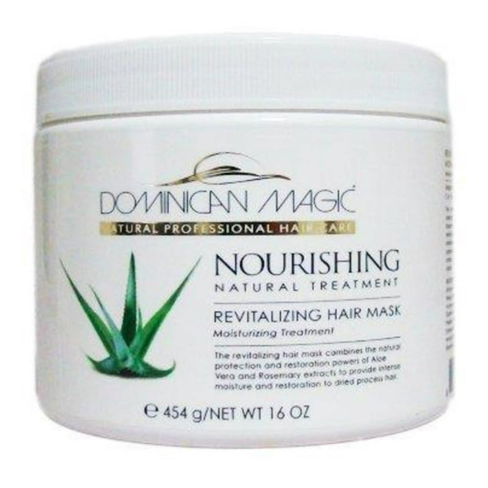 Dominican Magic Revitalizing Hair Mask for Deep Repair Hydration and Shine 16Oz (454g)